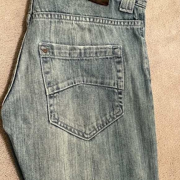 Armani Jeans Low Rise Lighter Wash Size 27 - Excellent - Picture 9 of 12